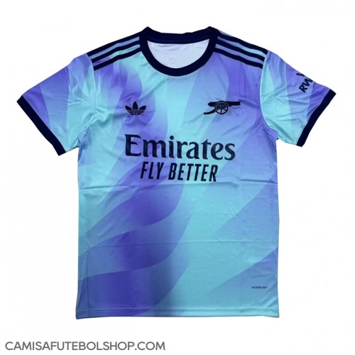 Camisa de time de futebol Arsenal Replicas 3º Equipamento 2024-25 Manga Curta